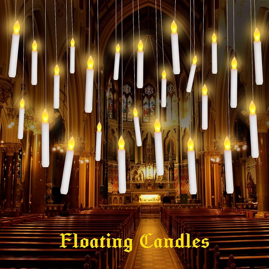 Foldiez™ 12 Floating Candles